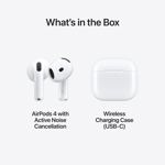 Auriculares inalámbricos Apple AirPods 4 con cancelación activa de ruido