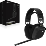Headset Gamer Corsair HS80 RGB Wireless Carbon