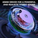 Auriculares para juegos ONIKUMA X7 Pro con luces de respiración RGB