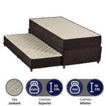 Sommier Duo Max 200x100 Espuma Alta Densidad c/cama carro extraible