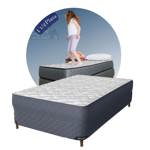 Colchón Y Sommier 1 Plaza Y Media Espuma Alta Densidad Estelar Emma Clásica 100x190 100kg Hotel