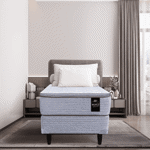 Sommier y Colchón de Resortes 1 Plaza y media King Koil Kensington 100x190
