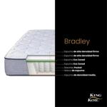 Sommier y Colchón de Resortes 1 Plaza y media King Koil Bradley 100x190