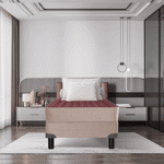 Sommier y colchón de Espuma de Alta densidad 1 1/2 Plaza Zafiro Bremen 100x190