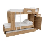 CUCHETA GABINETE TRILICHE DAKAR NEBRASKA NATURAL            