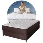 Colchon Y Sommier Nilo Estelar 2 Plazas 140 x 190 Espuma Alta Densidad 240kg total