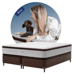 Colchón Y Sommier Espuma Alta Densidad 200x190 King Zinus