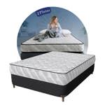 Conjunto Colchón y Sommier 2 Plazas Espuma Alta Densidad Estelar Gamma 140x190 