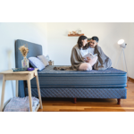 CONJUNTO 140X190X28 - PURPLE - FIRM PRO EURO PILLOW  - ESPUMA ALTA DENSIDAD