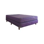 Sommier 2 Plazas Y Colchón De Espuma Firmeza Intermedia Purple Original 140x190