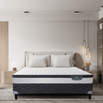 Sommier y Colchón de Resortes 2 Plazas y Media Serta Nixa 150x190