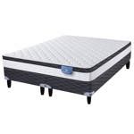 Sommier y Colchón de Resortes Queen Size Serta Nixa 160x200