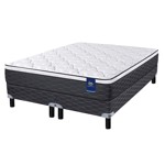 Colchón de resortes Serta Monett Pocket Queen Size 160x200 cm con SOMMIER DE REGALO
