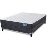 Sommier y Colchón de Resortes 2 Plazas Serta Joplin 130x190