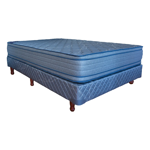 Sommier 2 Plazas Y Colchón Firm Pro De Espuma Alta Densidad 140x190 Euro Pillow