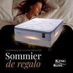 Colchón King Koil Brighton King 200x200 cm con SOMMIER DE REGALO