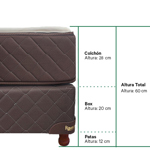 Conjunto Prisma Resortes Pocket Queen 160x200