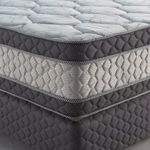 Sommier y Colchón +Almohadas Topacio Marfil Doble Euro Pillow 180x200x60 (King size)