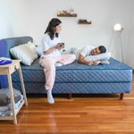 Colchón Y Sommier Super King Size Purple Firm Espuma Alta Densidad 2x2 Firmeza