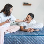 Colchón Y Sommier Super King Size Purple Firm Espuma Alta Densidad 2x2 Firmeza