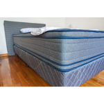 CONJUNTO 160X200X28 - PURPLE - FIRM PRO EURO PILLOW  - ESPUMA ALTA DENSIDAD
