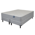 Sommier y Colchón Resorte Queen 160x200 Vasari