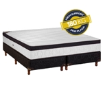 Conjunto Titanium Espuma Densidad 60 Kg - King 180x200
