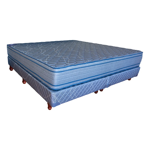 Sommier Super King Size 2x2 Y Colchón Espuma Alta Densidad Firm Pro Euro Pillow
