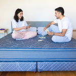 Sommier Super King Size 2x2 Y Colchón Espuma Alta Densidad Firm Pro Euro Pillow