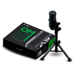 Omkara Micrófono unidireccional por conexión USB tipo-C, trípode.