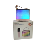 Kit de Karaoke Portátil con Micrófono Inalámbrico y Parlante Bluetooth