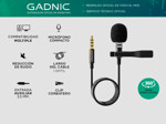 Micrófono Solapa 3.5mm Gadnic Para Iphone Android Smartphone  