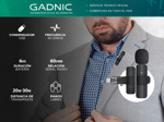 Micrófono De Solapa Inalámbrico GADNIC MICROMIC Condensador Para iPhone