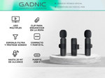 Set de Micrófonos Inalámbricos Minis Gadnic Usb Tipo C