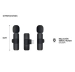 Set de Micrófonos Inalámbricos Minis Gadnic Usb Tipo C