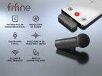 Micrófono Inalámbrico Fifine M6 con Reducción de Ruido