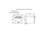 Horno eléctrico Domec HENG