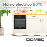Horno Eléctrico Domec BO70 , control touch