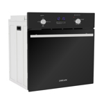 Horno A Gas Empotrable 60 cm Negro Digital Drean HGDR601CN