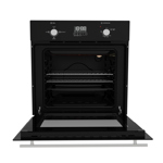 Horno A Gas Empotrable 60 cm Negro Digital Drean HGDR601CN