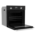 Horno A Gas Empotrable 60 cm Negro Digital Drean HGDR601CN