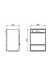 Combo99 Gas Longvie Horno H14600g + Anafe A16601g