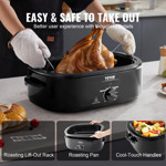 Horno Asador Eléctrico Vevor 20 L, 1450 W, Ajustable