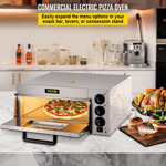 Horno De Pizza Eléctrico Comercial 14 Acero Inoxidable