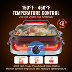 Horno Eléctrico Vevor Para Pavo De 26 Cuartos 1450 W Con D
