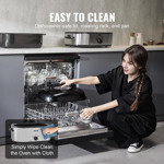 Horno Eléctrico Vevor Para Pavo De 26 Cuartos 1450 W Con D