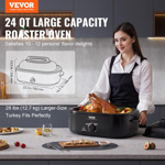 Horno Asador Eléctrico Vevor De 24 Cuartos Con Tapa Autohilv