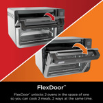 Horno Ninja Dct401 12 En 1 Con Flexdoor Y Acero