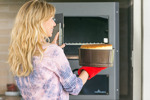 Horno Tromen Trhg A Gas Para Mesada Color Negro