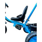 Triciclo Infantil Fiat con Manija Direccional y Capota Celeste
